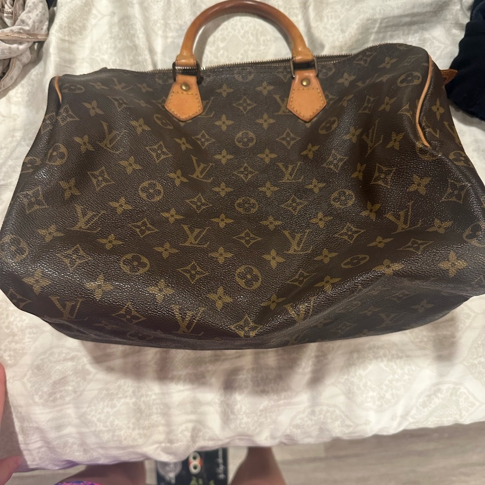 Louis Vuitton Brown Monogram Duffel Bag